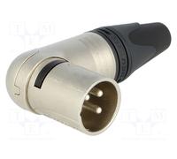RX spina Connettore: XLR 14AWG maschio 16A PIN: 3 angolari 90°