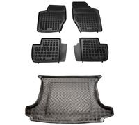 RX13081225-1 Set di tappetini per bagagliaio in PE e tappetini per pavimento per