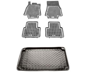 RX17040904-2 Set di tappetini per bagagliaio in PE e tappetini per pavimento per