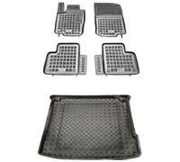 RX17140934-2 Set di tappetini per bagagliaio in PE e tappetini per pavimento per