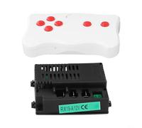 RX19 Ricevitore telecomando da 12 V per bambini, giocattolo auto elettrica, modulo di controllo wireless 2.4G con funzione di avvio delicato, compatibile con veicoli da 12 V Ride-On (set completo)