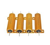 RX24 50W Aluminum Power Metal Shell Case Wirewound Resistor 0.1 0.2 0.22 0.25 0.33 0.4 0.5 0.6 0.8 1 1.5 1.6 2 2.2 2.5 3 R Ohm RUAJOGYNVM(RX24 50W 100K 1pcs)