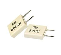 RX27-6 MPR BPR SLR 56 5Watt Non Inductive Cement Resistance 0.015/0.22/0.25/0.33/0.47/0.5/0.68/0.75/0.82/100R J Ohm Resistor NWPNLXEA(0.033R 5W (5pcs))
