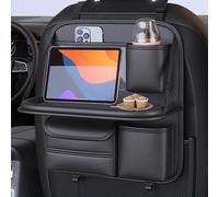 RXBBDL Organizer per Sedile Posteriore per Auto per Mercedes Benz GLC SUV X254 X253 GLC 53 43/GLC 200 220 260 300 400 2015-2025 Borsa portaoggetti per Schienale del Sedile Auto,Black