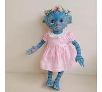 RXDOLL 17 Pollici Reborn Avatar Bambole Del Bambino Del Silicone Corpo Completo Vinile Anatomicamente Corretto Bambola Fatta A Mano Vita Come Bambola Neonato Neonati Regali Giocattolo Impermeabile