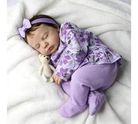 RXDOLL Bambola realistica anatomicamente corretta ragazza 50,8 cm bambola rinata addormentata in silicone a corpo intero realistica bambola neonata rinata tutto il corpo in vinile per ragazze 3+