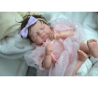 RXDOLL Bambola realistica da 45,7 cm in silicone per tutto il corpo in vinile anatomicamente corretto dormire realistica bambole rinate per bambini ragazza vita reale neonati giocattolo regali