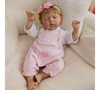 RXDOLL Bambola realistica da 48,9 cm, in silicone, per bambini dai 3 anni in su