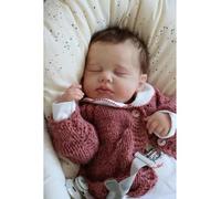 RXDOLL Bambola realistica rinata da 50,8 cm, in morbido silicone, per bambini dai 3 anni in su, per collezionisti