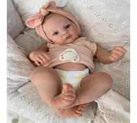 RXDOLL Bambole realistiche da 45,7 cm, in silicone, per tutto il corpo, realistiche, per neonati, dall'aspetto realistico, anatomicamente corretto, lavabile, regalo di Natale