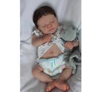 RXDOLL Bambole realistiche del bambino rinato della ragazza del silicone della ragazza del corpo intero della ragazza che dorme bambola neonata realistica anatomicamente corretta bambola del bambino