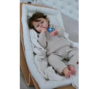 RXDOLL Bambole realistiche del bambino rinato ragazzo Liam 28 pollici di grandi dimensioni realistiche bambole rinate del bambino del panno morbido del corpo ponderato bambole del bambino che sembrano