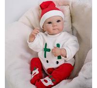 RXDOLL Bambole realistiche Reborn Bambole Ragazza 45,7 cm Morbido Vinile Full Body Neonato Bambole Che Sembrano Reale Bambola Bambola Anatomicamente Corretta Realistica Bambola Del Bambino Con Vestito