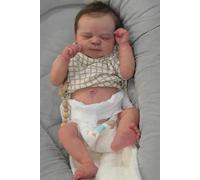 RXDOLL Bambole realistiche Reborn in silicone Full Body Girl 45,7 cm realistica bambola neonata che sembra vita reale bambola bambino ponderato addormentato silicone neonati bambini compleanno regalo