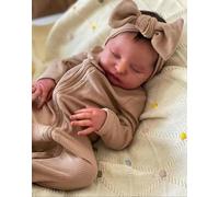 RXDOLL Bambole realistiche Reborn in silicone per tutto il corpo in vinile 48,9 cm anatomicamente corretto sorridente realistica bambola neonato reale con regali giocattolo per l'alimentazione