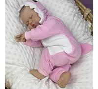 RXDOLL Bambole realistiche Reborn Pickle 48,9 cm che dorme bambola neonato in morbido tessuto corpo realistiche bambole che sembrano vero silicone bambola per ragazze regali di compleanno