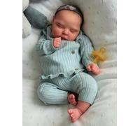 RXDOLL Bambole realistiche Reborn Ragazza che dorme Ragazza 20 Pollici Silicone Corpo Completo Vinile Anatomicamente Corretto Realistico Bambola Del Bambino Reale Neonato Giocattoli Impermeabile
