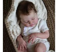 RXDOLL Bambole Reborn Baby con corpo in morbido tessuto, 50,8 cm, fatte a mano, realistiche, realistiche, sembrano neonati nella vita reale, regali per bambini dai 3 anni in su