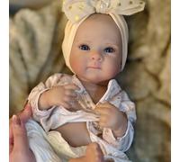 RXDOLL Bambole Reborn Baby Dolls Silicone Full Body Vinile 18 Pollici Real Life Baby Dolls Che Sembrano Reale Anatomicamente Corretto Baby Girl Impermeabile Bambino Bambola Del Bambino Regali Per