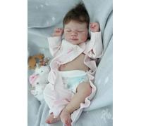 RXDOLL Bambole Reborn Baby in silicone a corpo intero 45,7 cm, realistico, bambola neonata in silicone, bambola realistica anatomicamente corretta con accessori