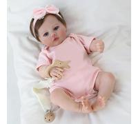 RXDOLL Bambole Reborn Baby in silicone a corpo intero in vinile ragazza 45,7 cm realistica vita come neonato bambola che sembra reale anatomicamente corretto bambini giocattolo lavabile per bambini