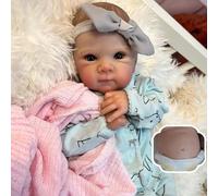 RXDOLL Bambole Reborn Bambole Bambole Bambole 45,7 cm Silicone Full Body Vinile Realistiche Bambole Neonate Che Sembrano Bambini Reali Bambola Anatomicamente Corretta con Accessori Per L'Alimentazione