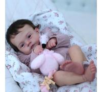 RXDOLL Bambole Reborn da 19 pollici realistiche bambole neonato corpo morbido corpo snodabile neonati come un bambino realistico con kit di alimentazione vinile fatto a mano giocattolo per bambini