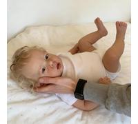 RXDOLL Bambole Reborn di dimensioni enormi per bambini Liam 71,1 cm realistiche bambole rinate in morbido vinile corpo realistiche bambole giocattolo con occhi aperti per bambini regali di Natale