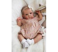 RXDOLL Bambole Reborn Femmina Tutta In Silicone Morbido 45CM Bambola Neonato Reborn Realistica Femmine Originali Bambolotto Neonata Reborn In Silicone Tutto Il Corpo