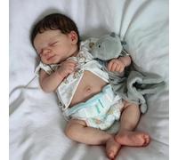 RXDOLL Bambole reborn in silicone completo da 45 cm realistiche bambole in silicone corpo intero ragazza realistica neonato bambola vita reale come bambola neonato neonato anatomicamente corretto