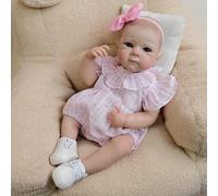 RXDOLL Bambole Reborn realistiche anatomicamente corrette 45,7 cm in silicone a corpo intero in vinile ponderato vita reale neonato bambola ragazza giocattolo impermeabile regali per bambini