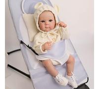 RXDOLL Bambole Reborn realistiche per neonati, 45,7 cm, in silicone, corpo intero, in vinile, fatte a mano, vita reale come bambini, regali per bambini dai 3 anni in su