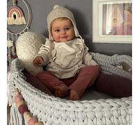 RXDOLL Bambole Reborn Tutta In Silicone Morbido 50CM Neonato Bambola Realistico Reborn Femmina Silicone Morbido Corpo Inter Bambole Femmine Realistiche Che Sembrano Vere