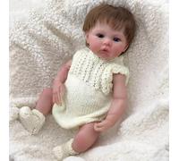 RXDOLL Bambole rinate anatomicamente corrette in silicone per tutto il corpo in vinile morbido ragazza realistica fatta a mano ponderata vita reale neonato Bebe impermeabile con regali giocattolo per