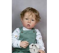RXDOLL Bambole rinate di grandi dimensioni per bambini da 71 cm, realistiche, in tessuto, per bambini dai 3 anni in su, o collezionisti