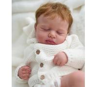 RXDOLL Dormire Reborn Baby Dolls Girl Loulou 20 Pollice Realistico Neonato Bambola Morbido Corpo Corpo Bambole ponderate Che Sembrano Reale Silicone Neonati Neonati Bambola Giocattoli Regali