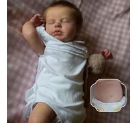 RXDOLL Life Like Reborn Baby Dolls Silicone Full Body Girl 20 Inch Bambole realistiche che sembrano Real Sleeping Preemie Silicone Babies Doll Rooted Hair per ragazze 3+