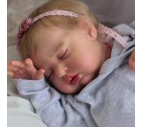 RXDOLL Life Like Reborn Bambole Bambola 48 cm Realistiche Bambole Neonate Che Sembrano Bambini Reborn Bambola In Silicone Bambola Addormentata Reborn Preemie Bambola per bambini dai 3 anni in su