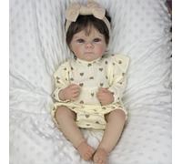 RXDOLL Real Life Reborn Baby Dolls Bettie 45,7 cm Realistico Neonato Bambola Morbido Panno Corpo Vita Come Bambole Che Sembrano Real Silicone Neonati Giocattoli Bambola Fatti A
