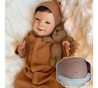 RXDOLL Real Life Reborn Baby Dolls Silicone Full Body Boy 45,7 cm Bambole realistiche che sembrano veri ragazzi Full Silicone Baby Reborn Bambole anatomicamente corrette