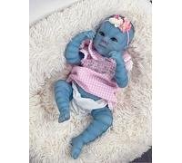 RXDOLL Realistico Reborn Baby Dolls Silicone Full Body Girls 18 Pollice Vita Reale Avatar Bambole Che Sembrano Reale Pieno Silicone Vinile Bambole Neonati Bambola Realistica Avatar Neonati Ragazza