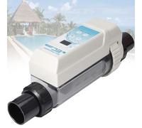 RxGhyl Cloratore di Acqua Salata Efficiente, Generatore di Cloro di Acqua Salata, Dispositivo di Clorazione di Acqua Salata Elettrolitico, Funzione di Pulizia Automatica 40cubePool