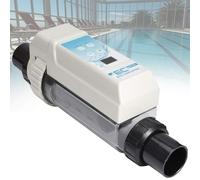 RxGhyl Generatore di Cloro Salino per Piscina, Generatore di Cloro Salino, Clorazione di Piscine con Acqua Salata, Gallone Interrato, Cella di Sale per Piscina, Pulizia Automatica 60cubePool