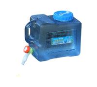 Rxgiasup Contenitore ergonomico per acqua da esterno con espulsore ruotabile, design a prova di perdite, per campeggio, escursionismo, auto, viaggi, campeggio ergonomico, lago d'acqua