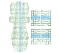 Rxgiasup Coperture per piscine private, autoadesive, idrorepellenti, con ali per donne, nuoto, immersioni, sport acquatici, sanitari, con rivestimento in poliuretano