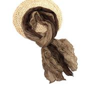 Rxgiasup Elegante sciarpa plissettata morbida texture rughe unisex accessorio collo per tempo freddo casual occasioni formali vestire abbigliamento quotidiano sciarpa, I, Taglia unica