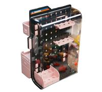 Rxgiasup Lavagna modulare con design espandibile per configurazioni C e accessori da scrivania ABS+PC per l'organizzazione della scrivania