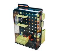 Rxgiasup Lavagna modulare con design espandibile per configurazioni C e accessori da scrivania ABS+PC per l'organizzazione della scrivania