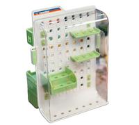 Rxgiasup Lavagna modulare con design espandibile per configurazioni C e accessori da scrivania ABS+PC per l'organizzazione della scrivania