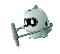 Rxgiasup Robot da disegno in ABS sicuro per bambini, strumento da disegno con rilevamento automatico, giocattolo educativo per lo sviluppo vocale, scansione automatica